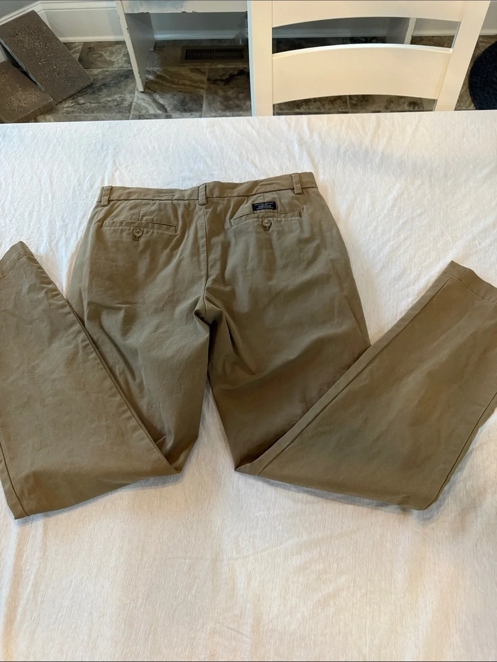 Banana Republic Aiden Str. Chino 33X34 Acorn Color darker tan Brown Pants